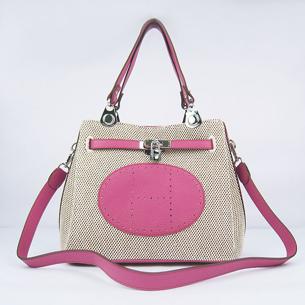 Fake Hermes New Arrival Double-duty handbag Peach 60668